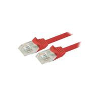 CP1014U Patch cord U/UTP 5e Line CCA PVC Red 0.25m 26AWG LOGILINK