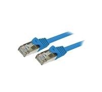 CP1066S Patch cord F/UTP 5e Line CCA PVC blue3 meter26AWG LOGILINK