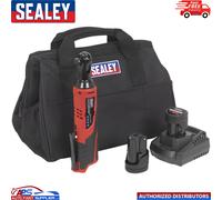 CP1202KIT Sealey Ratchet Wrench Kit 3/8" Inch Sq Drive 12V Li-ion - 2 Batteries