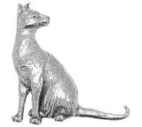 CP2 Pewter Siamese Cat Tie Pin Lapel Brooch