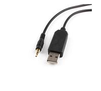 CP2102 USB To RS232 Gold Plated 3Poles 2.5mm 3. Plug Audio Jack Adpater Converter Cable 6ft(Gold Color 2.5mm)