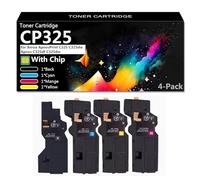 CP325 Toner Cartridge, Compatible CT203486 CT203487 CT203489 CT203488 Toner Cartridges for Xerox ApeosPrint C325 C325dw Apeos C325df C325dw Printer, Print Clearly,1 set
