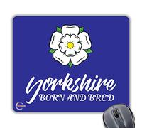 CP403 Yorkshire Born and Bred Novelty Gift Printed PC Laptop Computer Mouse Mat Pad