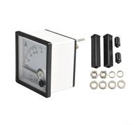 Cp72 Analog Ac Ammeter Panel Meter Pointer Industrial Current Meter with 15 Accuracy for Type Electrical Control Systems (AC 50A)