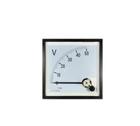 CP96 DC Voltmeter 5v-1000v Pointer Dc Voltage Installation Instrument 90 * 90mm 1Pcs(DC 10V)