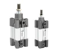 CP96SDB Standard Pneumatic Cylinder Bore 32mm/40mm/50mm Stroke 25-350mm Air Piston Double Acting 1Pcs(Stroke 225mm,Bore 50mm)