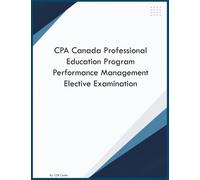 CPA Canada Professional Education Program Performance Management Elective Examination
