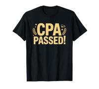 CPA Exam Passed Trophy Achievement Certified Public T-Shirt