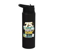 CPA Exam Seventy Five Score Stainless Steel Insulated Water Bottle