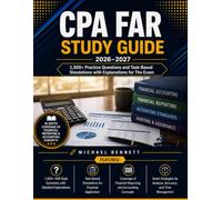 CPA FAR Study Guide 2026-2027: 1,500+ Practice Questions and Task-Based Simulations with Explanations for The Exam