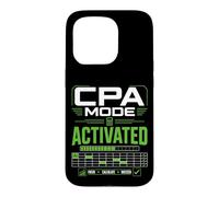 CPA Mode Activated Certified Public Accountant Graduation Case for iPhone 15 Pro