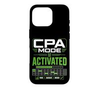 CPA Mode Activated Certified Public Accountant Graduation Case for iPhone 16 Pro