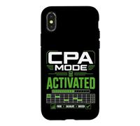 CPA Mode Activated Certified Public Accountant Graduation Case for iPhone X/XS
