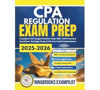 CPA REGULATION EXAM PREP 2025-2026: Includes 3 Full-Length Practice Tests, 800+ Practice Questions, Strategic Study Drills & In-Depth Explanations