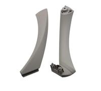 CPACPCWYSP Inner Panel Pull Trim Cover for 3 Series for E90 for E91 for 316 for 318 for 320 for 325 for 328i 2005-2012 Front Rear Left Right Inside Door Handle(Handle Kit Gray L)