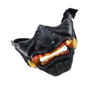 CPAOWEHF Animes Cosplays Oni Face Covering Ventilated Design Quickly Adjustable Theatrical Property For Festivals And Themed Event Animes Event Costume Accessories