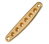 CPAOWEHF Guitar Mounting Ferrules Wear Resistance Guitar String Through Plate Zincs Alloy Guitar String Thru Body Plate Enduring