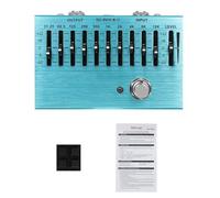 CPAOWEHF Guitar Single Item Effector 10 Band Equalizers Guitar Effect Pedal Equalizers Effect Pedal 10 Band Equalizers Alloy Text