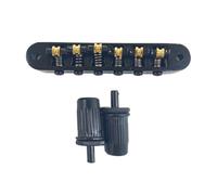 CPAOWEHF Guitar Tune-O-Matic Roller Saddle Bridge Replacement 6 String Electric Guitar Hardtail Bridge Guitar Parts Easy to Use
