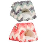 CPAOWEHF Hammock Toy For Bird Perch Tent Furry Blanket Perch Swing Bed Chew Toy For Parrots Parakeets Toy Bird