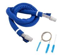 CPAP Cleaning Kit Includes CPAP Tube Cover and CPAP Tube & Mask Cleaning Brush, 6FT CPAP Hose Cover Universal CPAP Mask Hose Protector Sleep Apnea Insulator with Zipper Soft Fabric Tubing Wrap