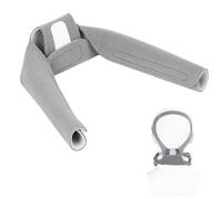 CPAP Comfort Neck Pad Universal and Reusable Headgear Strap Covers Soft Mask Cushions for Reducing Indentation, Gray