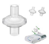 CPAP Filters for Cleaner Air-2 Pcs Universal CPAP Inline Filter Compatible with CPAP & BiPAP Machines Including 22MM & Philips DreamStation Easy to Install Enhanced Breathing Experience (Clear)