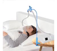 CPAP Hose Holder,Cpap accessories 360° Rotation Hose Holder Adjustable and Sturdy No Installation Required,prevent hose leakage and entanglement,flexible and suitable (Blue)