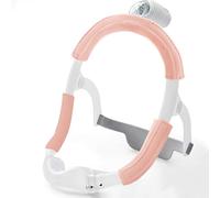 CPAP Mask Frame Covers Compatible with DreamWear or ResMed AirFit Masks Headgear Reusable Strap Cushions,CPAP Strap Covers (Pink)