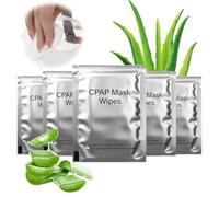 CPAP Mask Wipes Unscented 50 Pcs Alcohol Free CPAP Cleaning Wipes for CPAP Masks Tubes and Devices