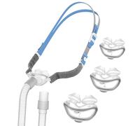 CPAP Nasal Pillow Assembly Kit Compatible with ResMed Airfit P10, Including 3 Sizes Pillows, 1 PC Frame, 1 PC Headgear and 1 PC Short Tube, Snug-fit & Durable CPAP Accessories Supplies by BlessEase