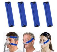 CPAP Strap Cover CPAP Mask Cushion Pads 4 Pack CPAP Headgear Strap Cover Soft Comfort Face Pads for Reducing Cheek Red Marks Indentation
