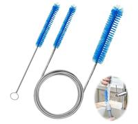 CPAP Tube and Mask Cleaning Brush, 2m Double Flexible Tube Cleaner 2 Pcs CPAP Hose Cleaning Brush CPAP mask Cleaner for Standard for 15mm & 19mm Tubing