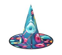 CPAQasg Abstract Science Chemistry Illustration 3d Print Carnival Party Hat Season Hat For Adults Festive Cosplay Costume Accessory Wear