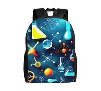 Cpaqasg Abstract Science Chemistry Print Adults Large Capacity Waterproof Backpack Stylish Lightweight Hiking Or Commuting