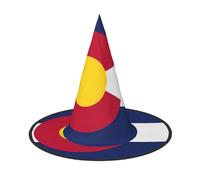 CPAQasg Colorado Flag Print Carnival Party Hat Season Hat For Adults Festive Cosplay Costume Accessory Wear