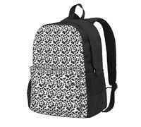 Cpaqasg Cool Black Lipstick Lips Print Large Capacity Adult Backpack Waterproof Travel For Work Commute Outdoor Ddaily Use