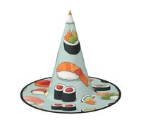 CPAQasg Delicious Sushi Print Carnival Party Hat Season Hat For Adults Festive Cosplay Costume Accessory Wear