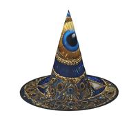 CPAQasg Evil Eye Print Carnival Party Hat Season Hat For Adults Festive Cosplay Costume Accessory Wear