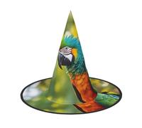 CPAQasg Fantastic Parrot Feather Print Carnival Party Hat Season Hat For Adults Festive Cosplay Costume Accessory Wear