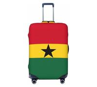 CPAQasg Flag of Ghana Print Universal Suitcase Cover Elastic Protector Washable Travel Sleeve Luggage Coverage