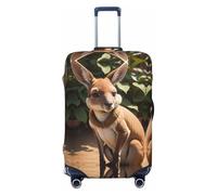 CPAQasg Funny for Kangaroo Zoo Print Universal Suitcase Cover Elastic Protector Washable Travel Sleeve Luggage Coverage