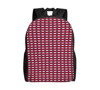 Cpaqasg Georgia State Flag Print Adults Large Capacity Waterproof Backpack Stylish Lightweight Hiking Or Commuting