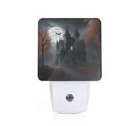 CPAQasg Halloween Horror Print Night Light for Home Decor Bedroom Hallway Bathroom for Nightlight Illumination
