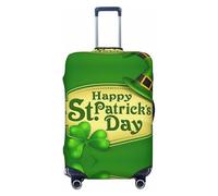 CPAQasg Happy St. Patrick's Day Print Universal Suitcase Cover Elastic Protector Washable Travel Sleeve Luggage Coverage