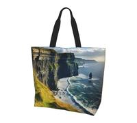 CPAQasg Ireland Outdoors County Clare The Cliffs Print Stylish Unisex Large Capacity Shoulder Bag Crossbody Bags for Travel Shopping