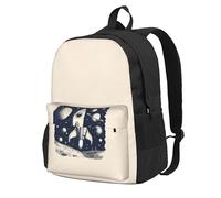 CPAQasg Rocket In Space Print Large Capacity Unisex Bag Water-Resistant For Hiking Travel Camping Commuting