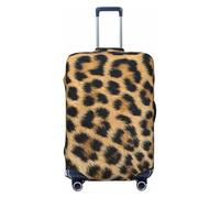 CPAQasg Rough Leopard Print Print Universal Suitcase Cover Elastic Protector Washable Travel Sleeve Luggage Coverage
