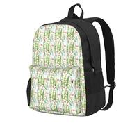 Cpaqasg Springtime Herb Garden Print Large Capacity Adult Backpack Waterproof Travel For Work Commute Outdoor Ddaily Use