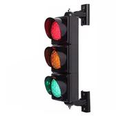 CPCDPOUOYK 100mm/4’LED Traffic Signal, PC Housing Outdoor Waterproo With Remote Control/Time Controller/Level Control, Red, Yellow And Green Three Lights(Level control)